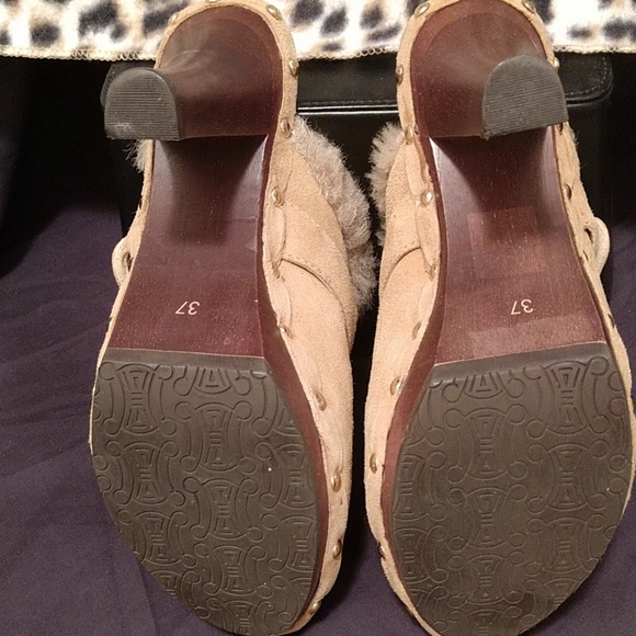 Celine Suede Studed Mules - Picture 5 of 7